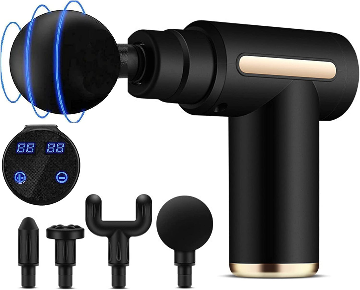 A portable percussion massager designed for deep-tissue muscle relief. πͺπββοΈ #Massager #MuscleRelief #Wellness